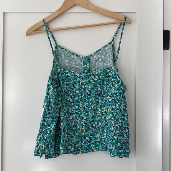 Green patterned camisole - Picture 4 of 4